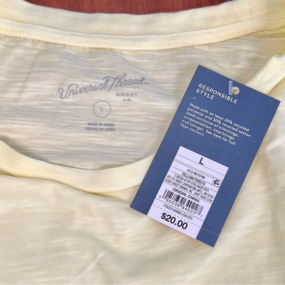 Universal Thread Short-Sleeve Ruched Knit Mini T-Shirt Dress, L - Picture 5 of 10